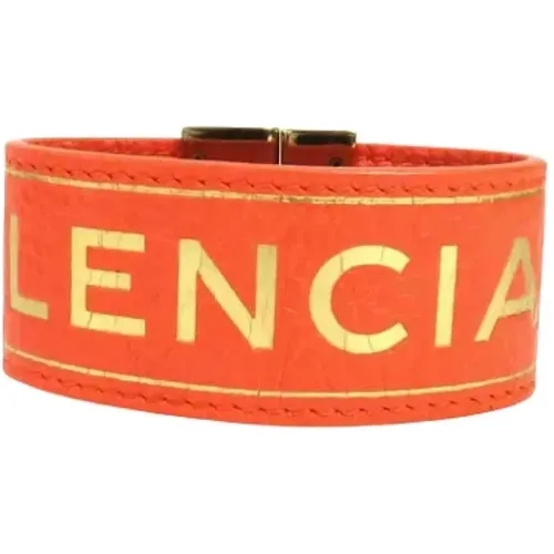 Pre-owned Jewellery, unisex, , Size: ONE SIZE Pre-owned Leather bracelets - Balenciaga Vintage - Modalova