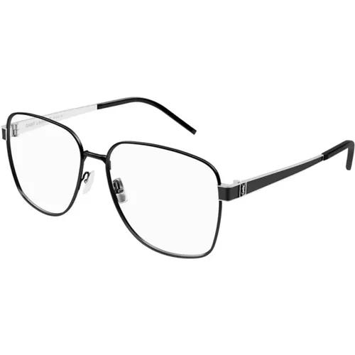 Schwarze M134 Sonnenbrille - Saint Laurent - Modalova