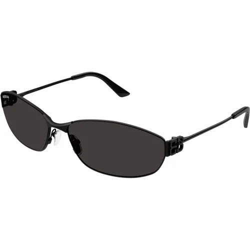 Schwarz/Graue Sonnenbrille , unisex, Größe: 65 MM - Balenciaga - Modalova