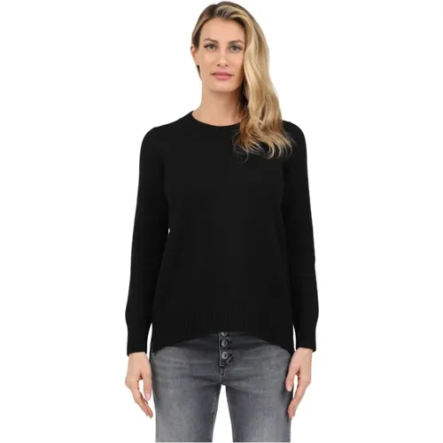Ribbed Crewneck Sweater , female, Sizes: S - Gran Sasso - Modalova