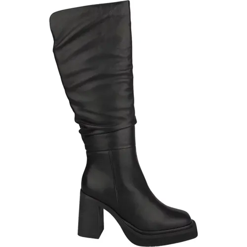 Round Toe Leather Ankle Boots , female, Sizes: 4 UK, 7 UK, 3 UK, 5 UK, 8 UK, 9 UK - Alma en Pena - Modalova