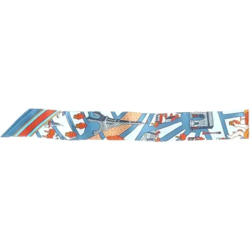 Pre-owned Scarves, female, , Size: ONE SIZE Pre-owned Silk scarves - Hermès Vintage - Modalova