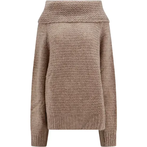 Alpaca Blend Oversize Sweater , Damen, Größe: XS - Mes Demoiselles - Modalova