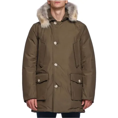 Men`s Parka Jacket , male, Sizes: S, XL, M, L, 2XL - Woolrich - Modalova