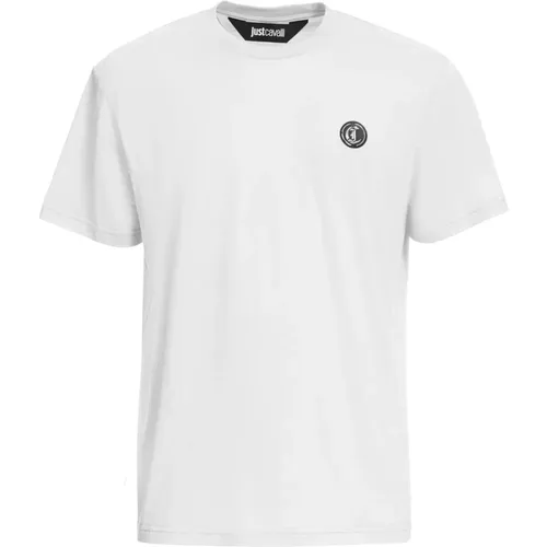 Weiße T-Shirts und Polos , Herren, Größe: S - Just Cavalli - Modalova