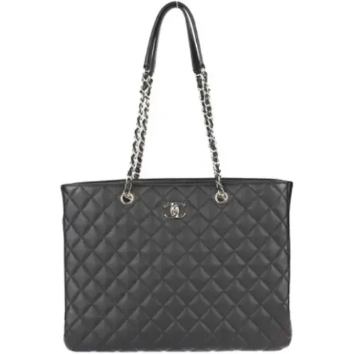 Pre-owned Tote Bags, female, , Size: ONE SIZE Pre-owned Leather totes - Chanel Vintage - Modalova