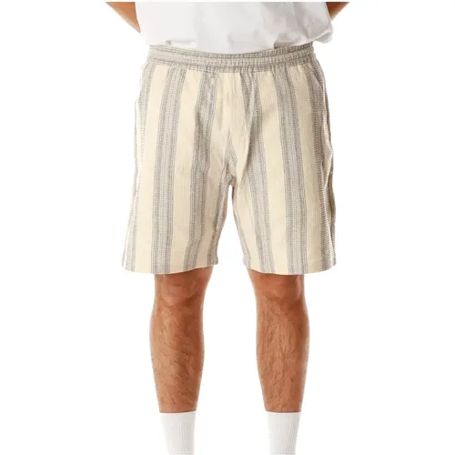 Shorts mit Waffelstruktur und elastischem Bund , Herren, Größe: M - Carhartt WIP - Modalova