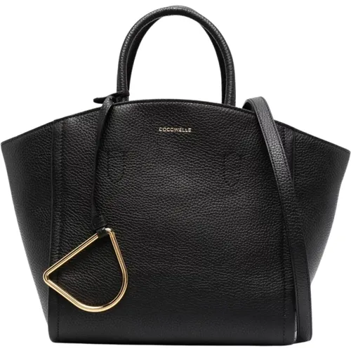 Narcisse Noir Handbag , female, Sizes: ONE SIZE - Coccinelle - Modalova
