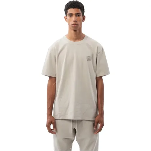 T-Shirt Lux Cool Grey , male, Sizes: S, XS - Filling Pieces - Modalova