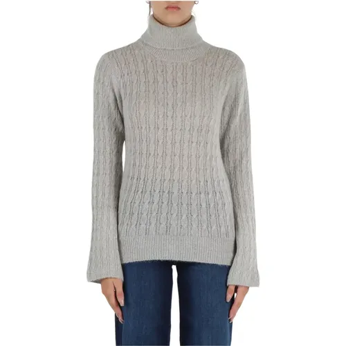 Braided Alpaca High Neck Sweater , female, Sizes: S, M, L, XS - Liu Jo - Modalova