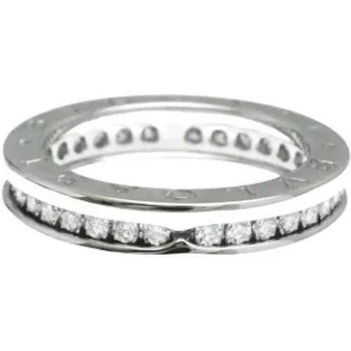 Pre-owned Jewellery, female, , Size: ONE SIZE Pre-owned White Gold rings - Bvlgari Vintage - Modalova