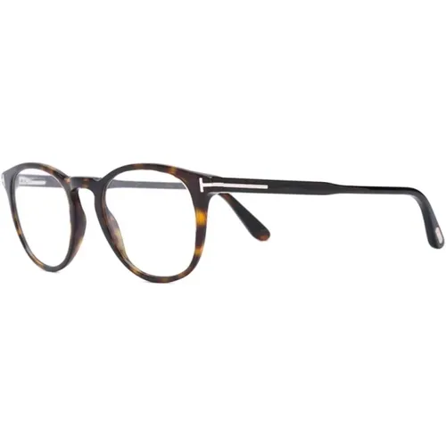 Braun/Havanna Optische Brille Stilvoll und vielseitig , unisex, Größe: 49 MM - Tom Ford - Modalova