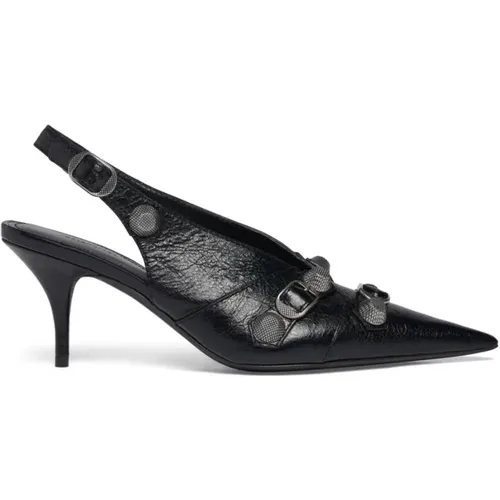 Leather Pointed Toe Pumps , female, Sizes: 5 UK, 5 1/2 UK, 3 1/2 UK, 3 UK - Balenciaga - Modalova