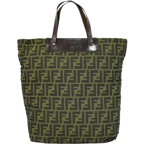 Pre-owned Tote Bags, female, , Size: ONE SIZE Pre-owned Canvas totes - Fendi Vintage - Modalova