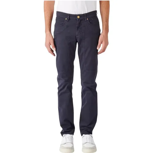 Slim Fit Trouser with 5 Pocket Detail , male, Sizes: W36, W35, W42, W32, W40, W31, W38, W33, W34 - Jeckerson - Modalova