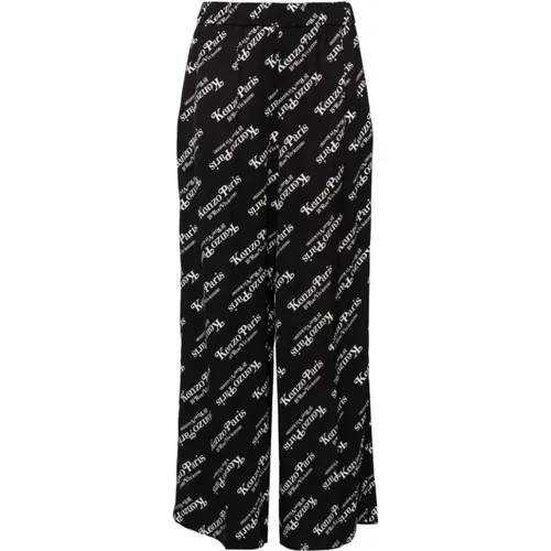 Womens Clothing Trousers Ss24 , female, Sizes: XS, L, S - Kenzo - Modalova