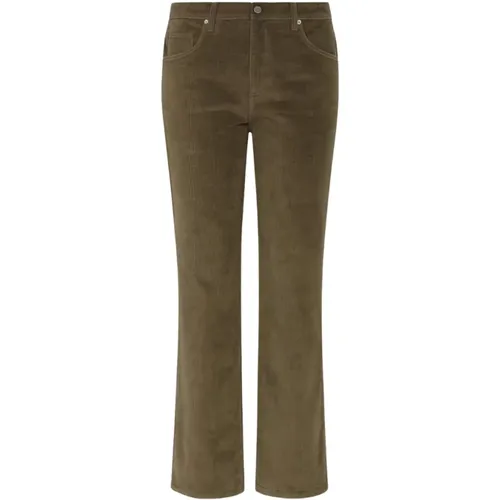 Straight Trousers, female, , Size: W24 Jeff Original Cord Trousers - Denim Studio - Modalova