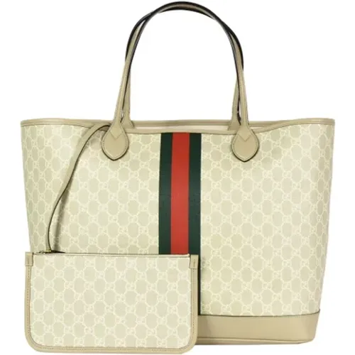 Pre-owned Tote Bags, female, , Size: ONE SIZE Pre-owned Fabric gucci-bags - Gucci Vintage - Modalova