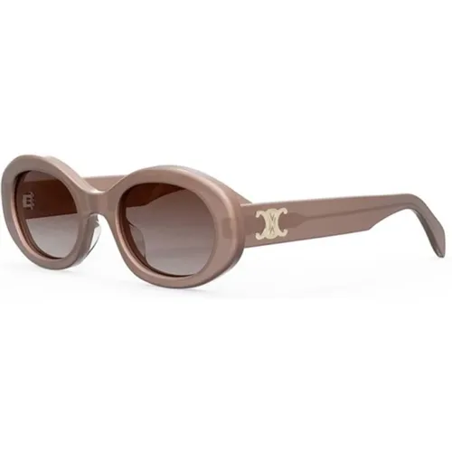 Shiny Light Gradient Sunglasses , unisex, Sizes: 52 MM - Celine - Modalova