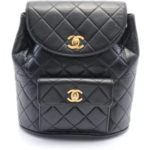 Pre-owned Backpacks, female, , Size: ONE SIZE Pre-owned Leather chanel-bags - Chanel Vintage - Modalova