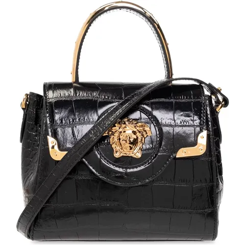 Shoulder bag with Medusa face , female, Sizes: ONE SIZE - Versace - Modalova