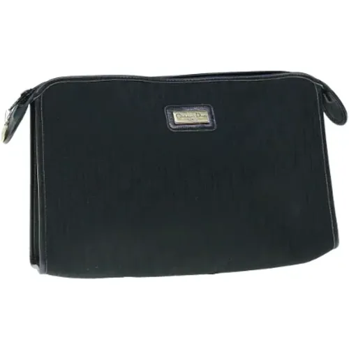 Pre-owned Clutches, female, , Size: ONE SIZE Pre-owned Canvas clutches - Dior Vintage - Modalova