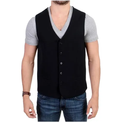 Vests, male, , Size: M Wool Blend Casual Vest - Costume National - Modalova