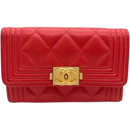 Pre-owned Wallets, female, , Size: ONE SIZE Pre-owned Leather wallets - Chanel Vintage - Modalova