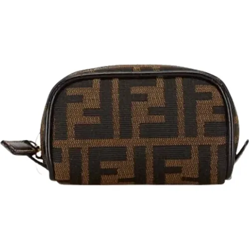 Pre-owned Clutches, female, , Size: ONE SIZE Pre-owned Canvas fendi-bags - Fendi Vintage - Modalova