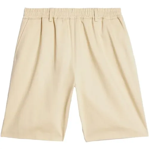 Sand Baumwoll Chino Shorts , Herren, Größe: XS - Ami Paris - Modalova