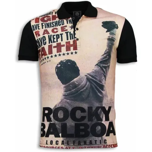 Rocky Balboa The Movie Polo - Herren T-Shirt - 5979 - Local Fanatic - Modalova