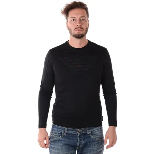 Gemütlicher Strickpullover , Herren, Größe: S - Emporio Armani - Modalova