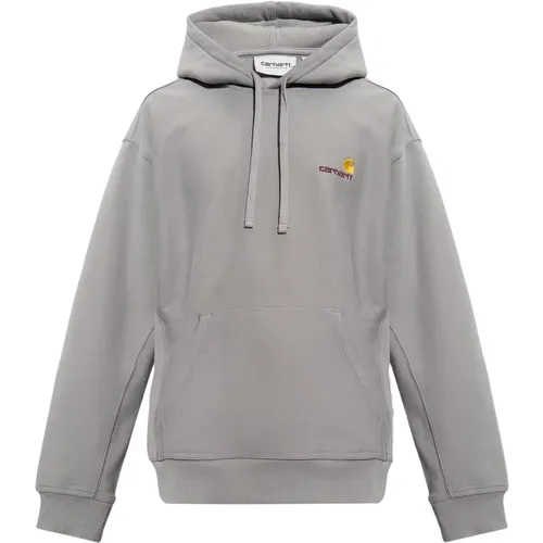 Hoodies, male, , Size: XL Logo hoodie - Carhartt WIP - Modalova