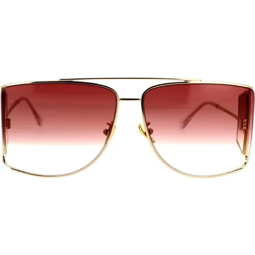 Moderne 2Tone Rote Sonnenbrille - Retrosuperfuture - Modalova