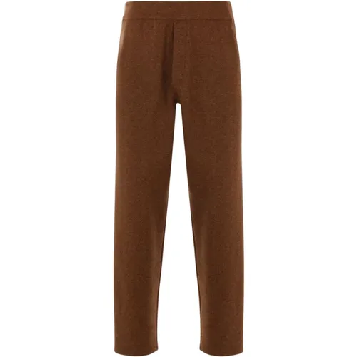 Straight Trousers, male, , Size: XL Cashmere Sugar Melange Trousers - Loro Piana - Modalova