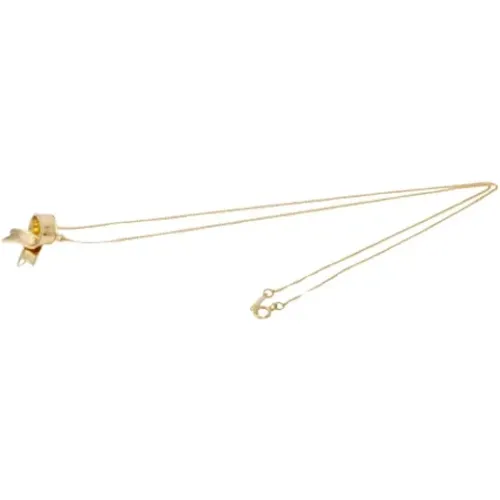 Pre-owned Jewellery, female, , Size: ONE SIZE Pre-owned Gold necklaces - Tiffany & Co. Pre-owned - Modalova