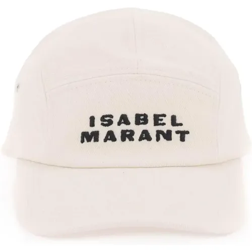 Caps, female, , Size: 57 CM Tedji Baseball Cap with Embroidered Logo - Isabel marant - Modalova