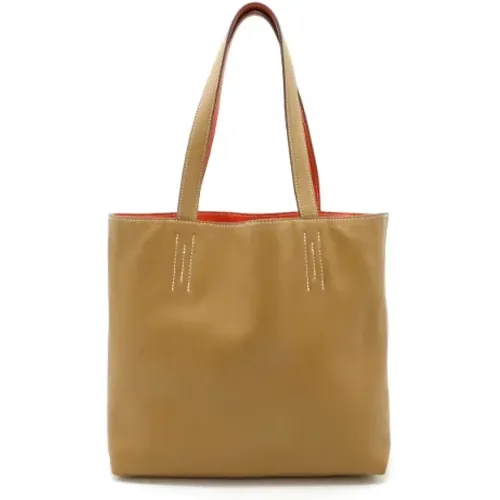 Pre-owned Tote Bags, female, , Size: ONE SIZE Pre-owned Leather shoulder-bags - Hermès Vintage - Modalova