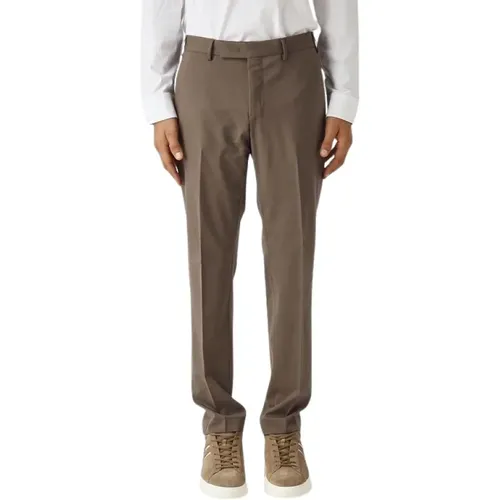 Slim-fit Trousers, male, , Size: M Pantalone Dieci - PT Torino - Modalova