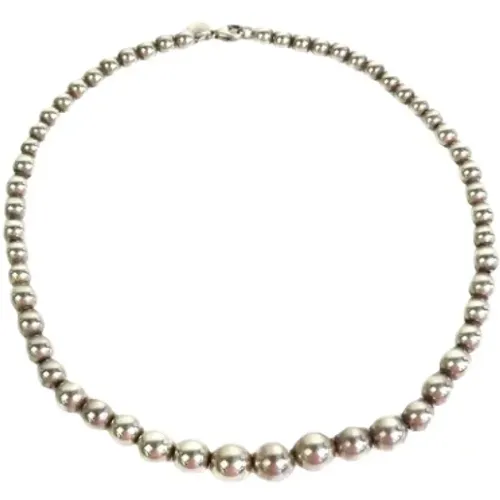 Pre-owned Jewellery, female, , Size: ONE SIZE Pre-owned Silver necklaces - Tiffany & Co. Pre-owned - Modalova