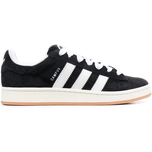 Schwarze Sneakers mit Signature-Streifen , Herren, Größe: 45 EU - Adidas - Modalova