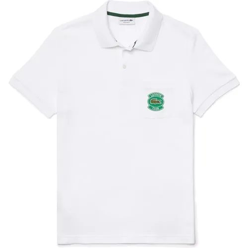 Polo Shirts, male, , Size: S Regular Fit Pique Pocket Polo - Lacoste - Modalova