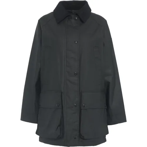 Schwarze Baumwollleichte Jacke Aw24 - Belstaff - Modalova