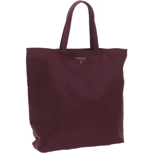 Pre-owned Tote Bags, female, , Size: ONE SIZE Pre-owned Nylon handbags - Prada Vintage - Modalova