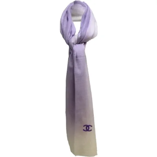 Pre-owned Scarves, female, , Size: ONE SIZE Pre-owned Cashmere scarves - Chanel Vintage - Modalova