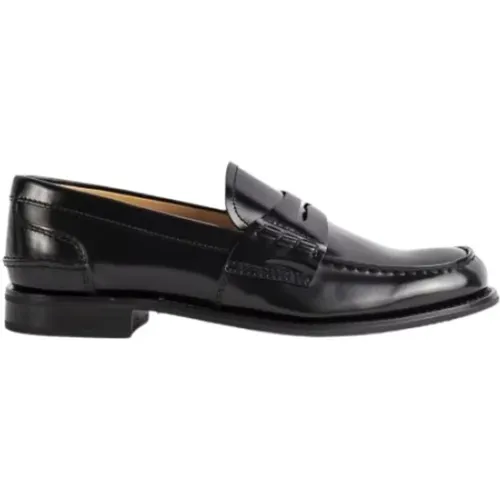 Leather Loafers Handmade in Italy , female, Sizes: 4 1/2 UK, 4 UK, 7 UK, 5 UK - Church's - Modalova