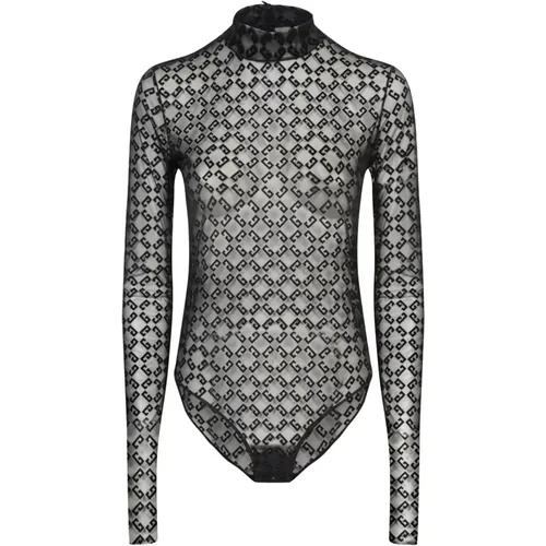 Schwarzer Jacquard-Pullover Aw24 , Damen, Größe: S - Givenchy - Modalova