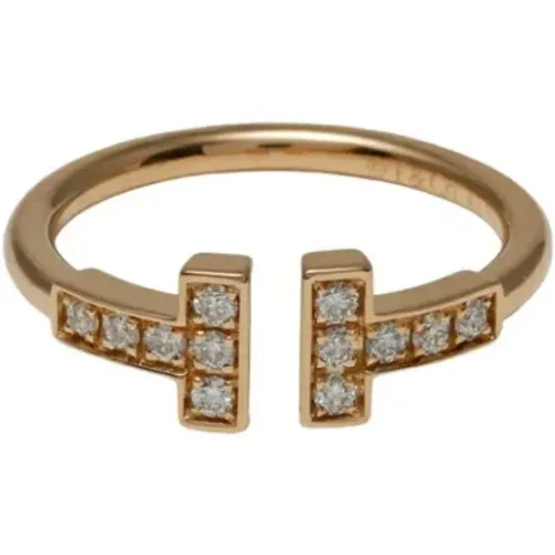 Pre-owned Jewellery, female, , Size: ONE SIZE Pre-owned Rose Gold rings - Tiffany & Co. Pre-owned - Modalova