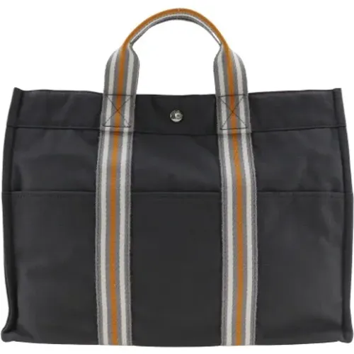 Pre-owned Tote Bags, female, , Size: ONE SIZE Pre-owned Cotton handbags - Hermès Vintage - Modalova