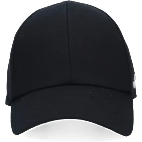 Schwarze Baseball Logo Baumwollmütze , Damen, Größe: S - Courrèges - Modalova